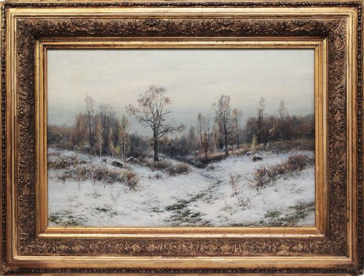 Бурхардт Фёдор Карлович. Зимний пейзаж 